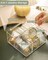 4-in-1 Acrylic Jewelry Organizers and Storage with 60 Portable Anti Tarnish Jewelry Bags, Clear Jewelry Box Travel Jewelry Case for Earrings Rings Necklaces Bracelets, Mothers Day Gifts for Mom Wife
